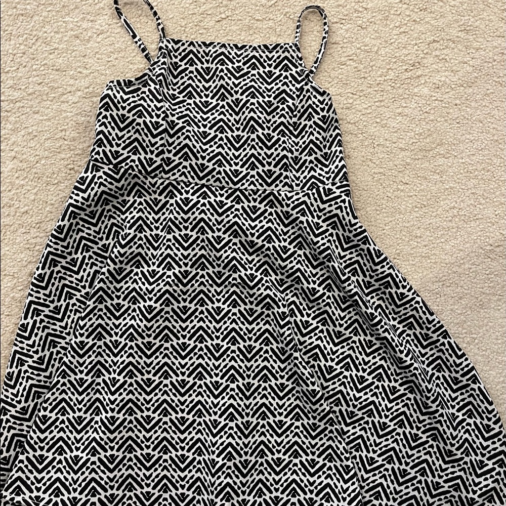 Black and white dress
